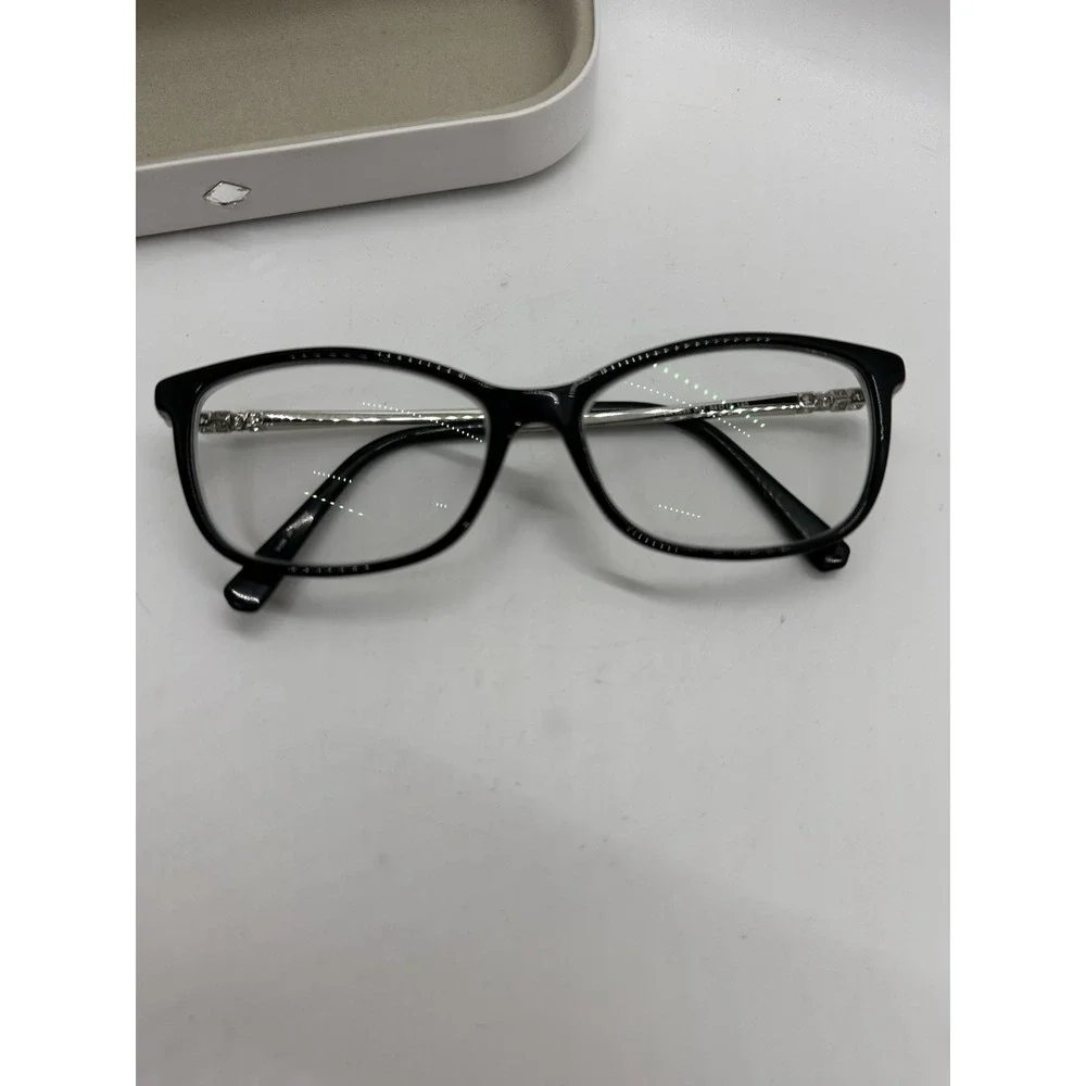 Swarovski SK5285 001 Eyeglasses Frames Only Black Crystal‎ 54-15 140 w Case